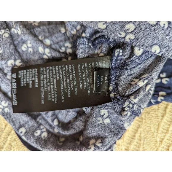 Women's Urban Outfitters Blue Floral Dress Size S - Picture 7 of 9